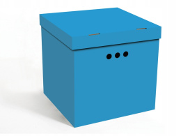 Pudełko kartonowe ozdobne dekoracyjne Niebieski MM