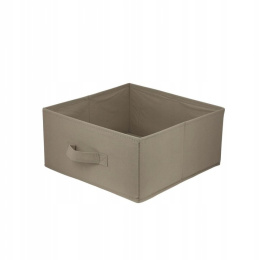 Pudełko z materiału 31x31x15 Brąz