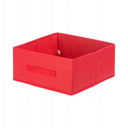Pudełko z materiału 31x31x15 Jasny czerwony
