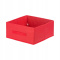 Pudełko z materiału 31x31x15 Jasny czerwony