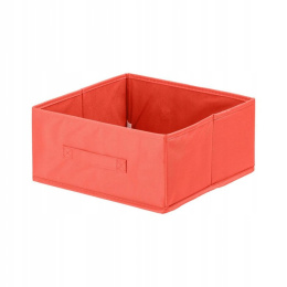 Pudełko z materiału 31x31x15 Jasno czerwony