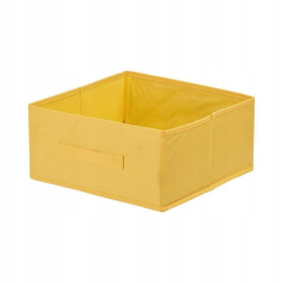 Pudełko z materiału 31x31x15 Żółty